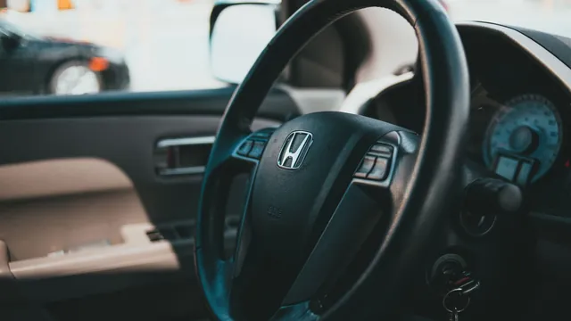 Lenkrad und Cockpit eines Autos – Fahrzeugübergabe am Flughafen Karlsruhe/Baden-Baden